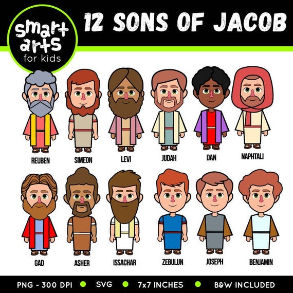 Illustration of Jacob's sons