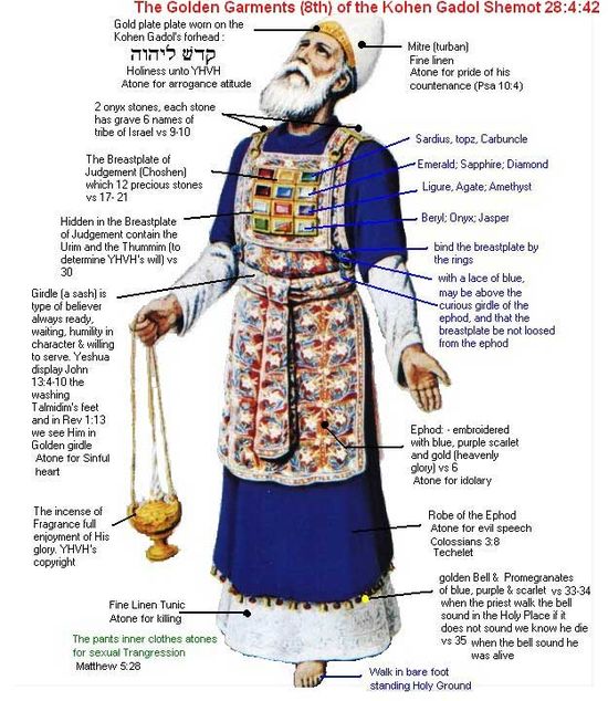 Illustration of Levitical priesthood and Judah's kingdom